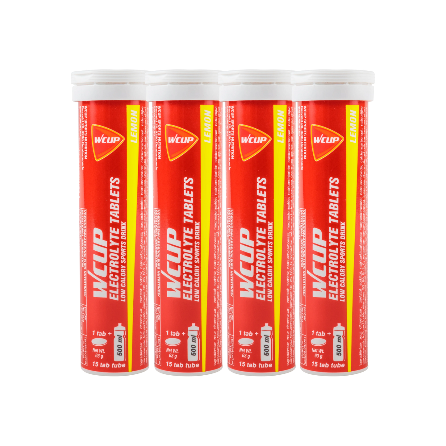 ELECTROLYTE TABLETS LEMON - 15TABS x4