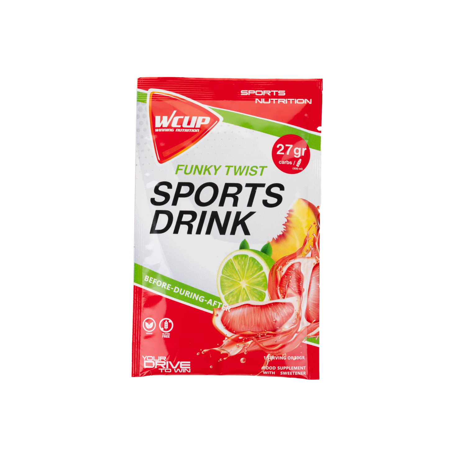SPORTS DRINK FUNKY TWIST - 30G x12 (11+1 GRATUIT)