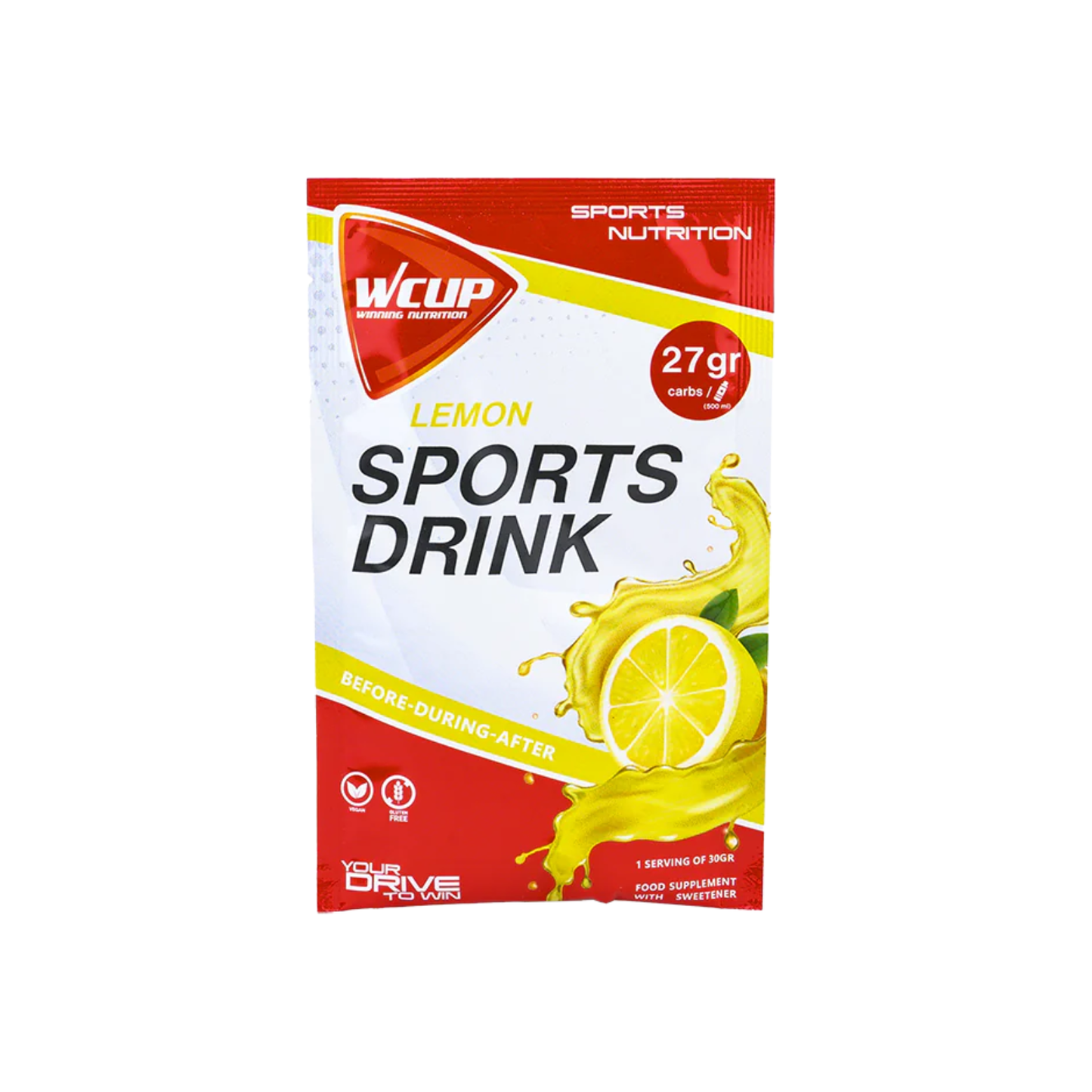 SPORTS DRINK LEMON - 30G x12 (11+1 GRATUIT)
